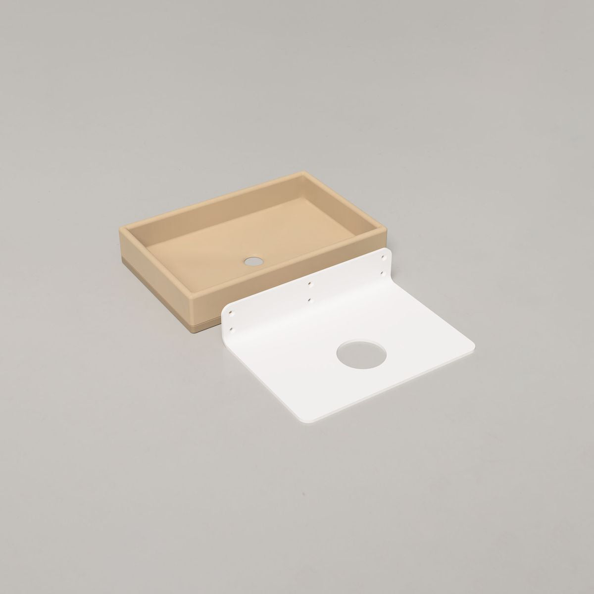 Nood Wall Mount Box Basin Two Tone in Sand