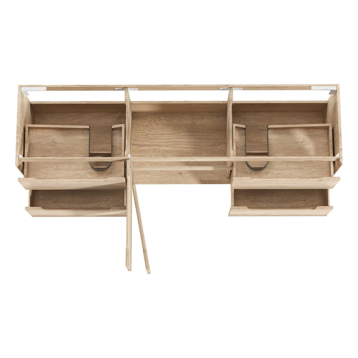 Otti Byron Natural Oak Wall Hung Cabinet 1800mm