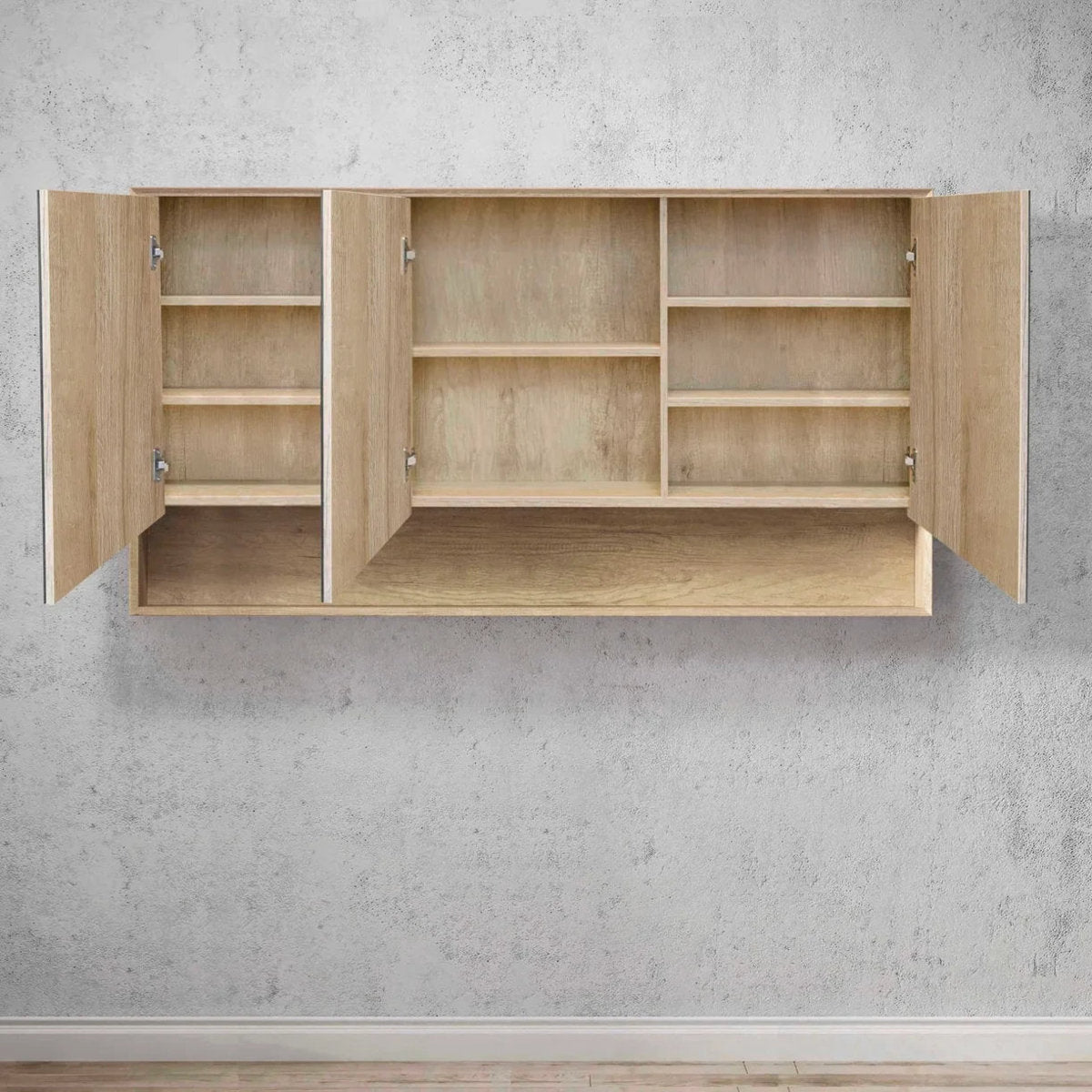 Otti Byron 1500x800 Natural Oak Shaving Cabinet