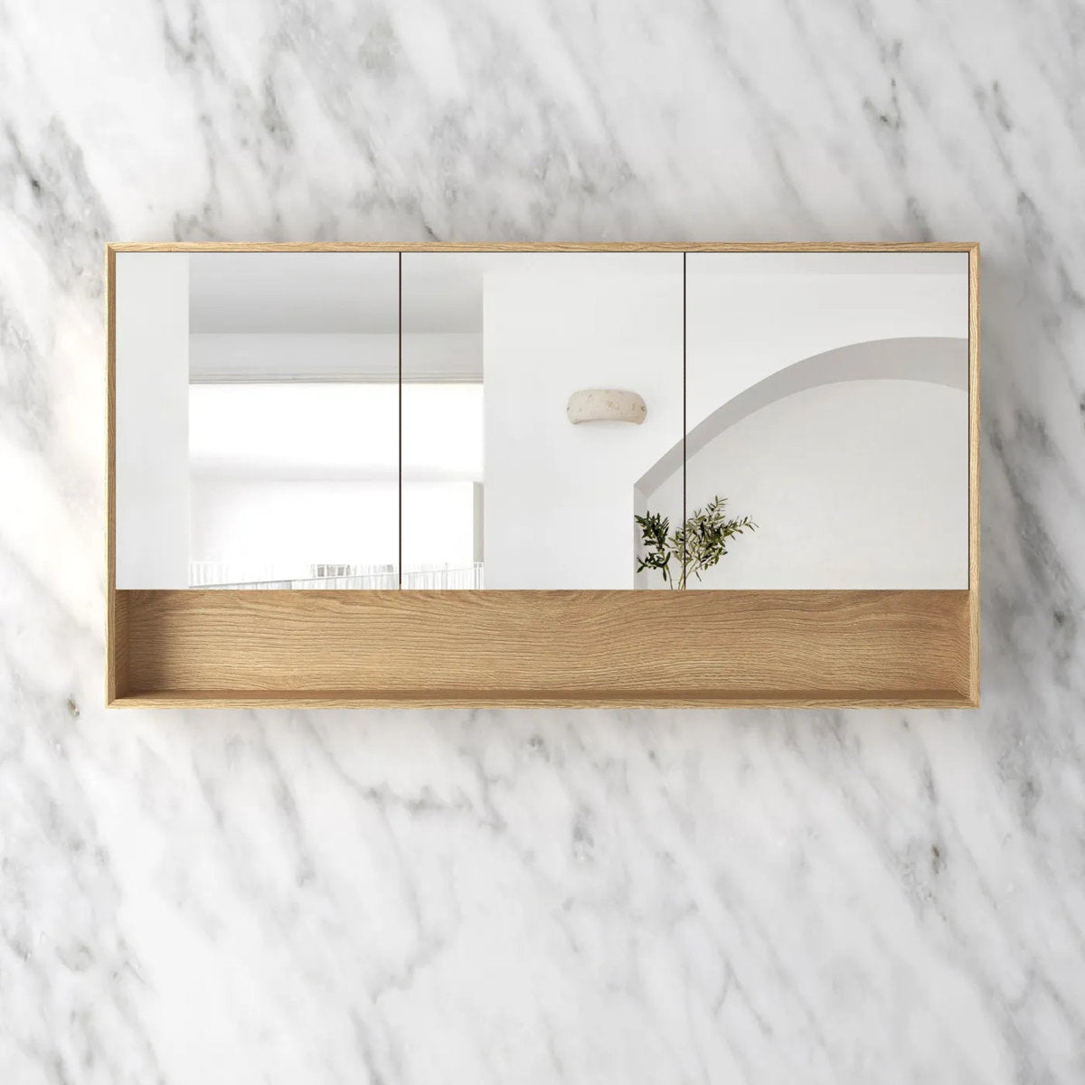 Otti Byron 1500x800 Woodland Oak Shaving Cabinet
