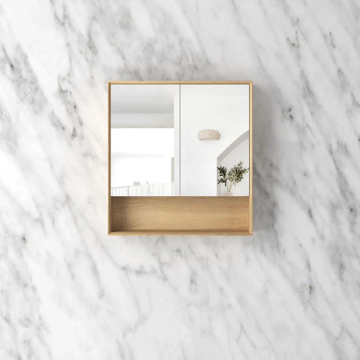 Otti Byron 750x800 Woodland Oak Shaving Cabinet