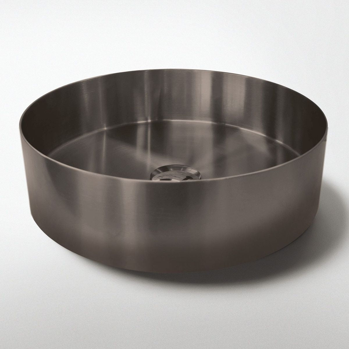 Studio Bagno Meteor Bench Basin - Brushed Gun Metal