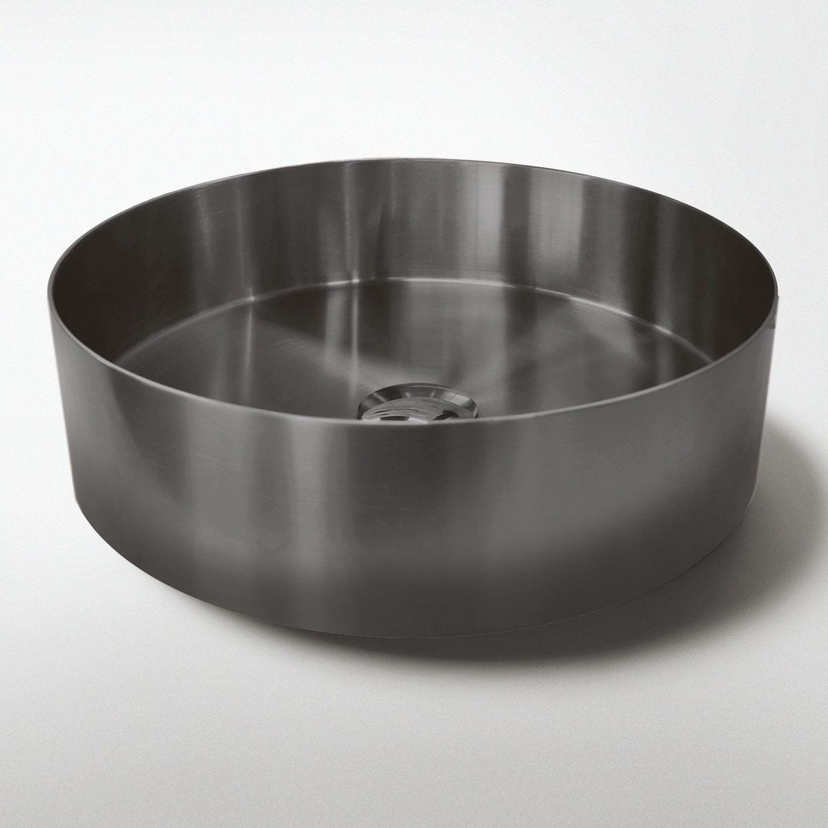 Studio Bagno Meteor Bench Basin - Brushed Gun Metal