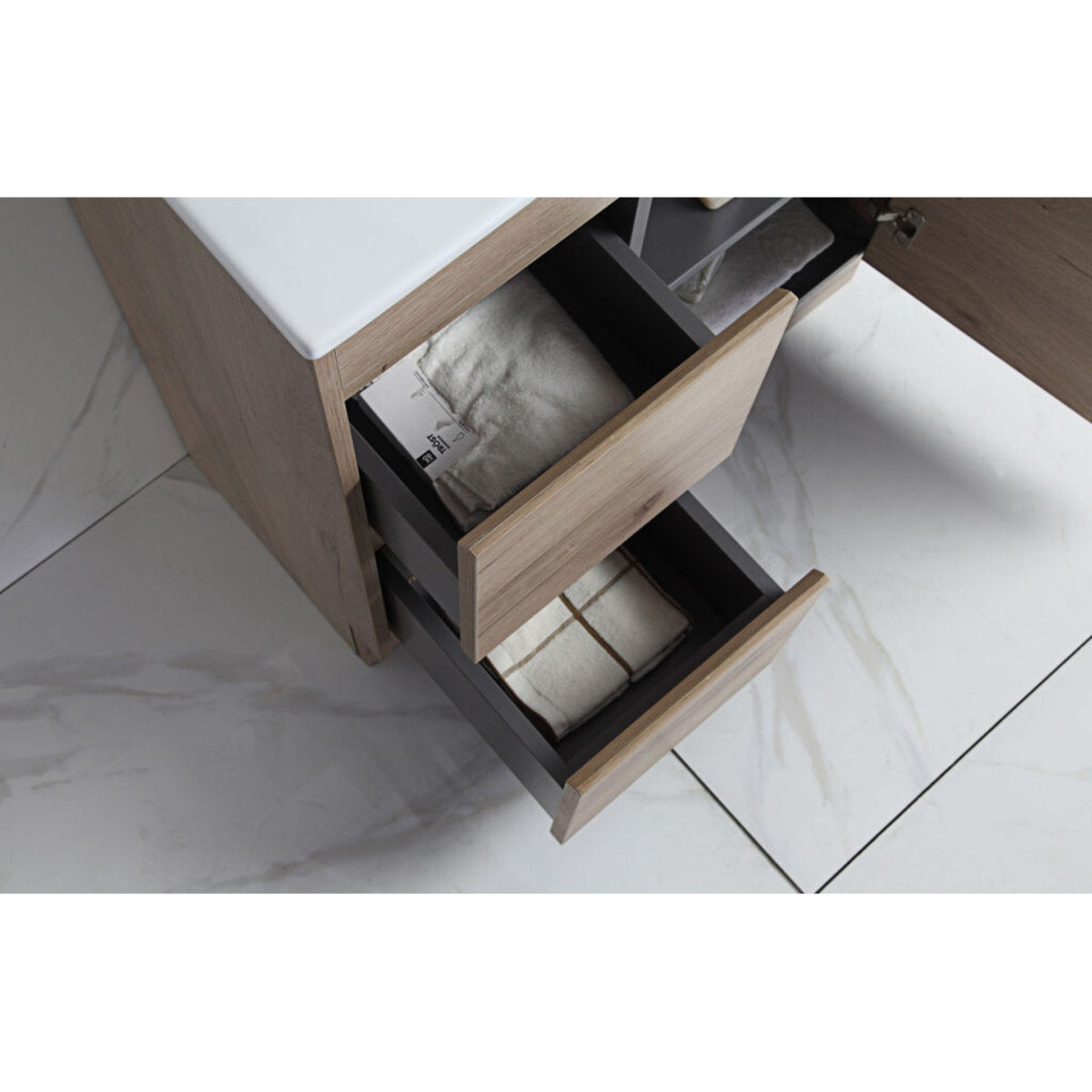 Aulic 750mm York Slim Vanity, Left Door