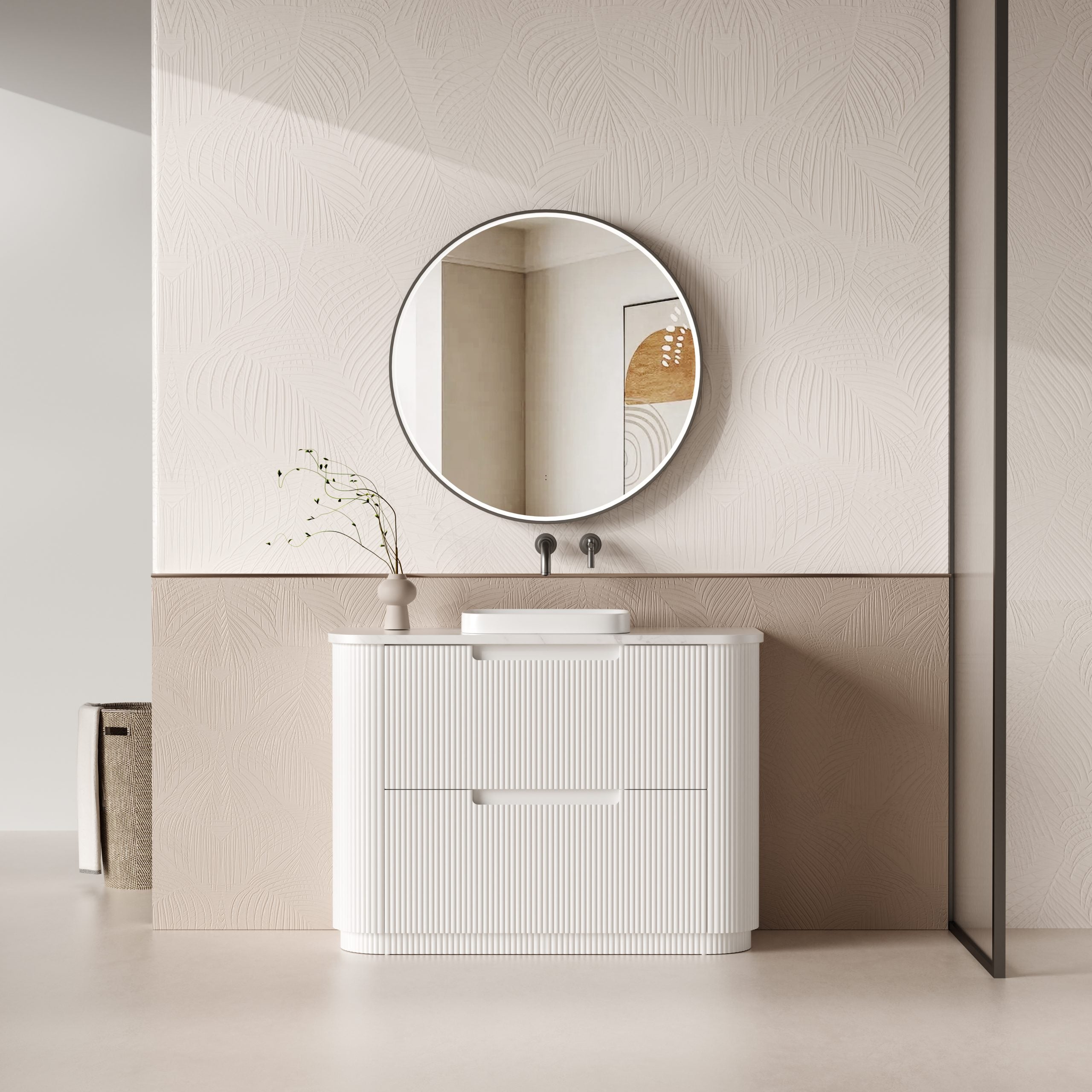Aulic Curva Floor Standing 1200mm Vanity