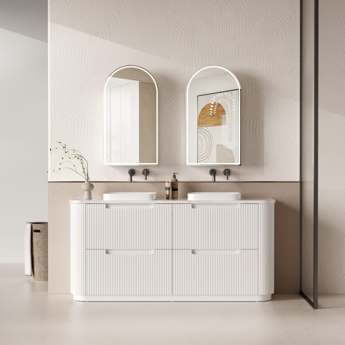 Aulic Curva Floor Standing 1800mm Vanity