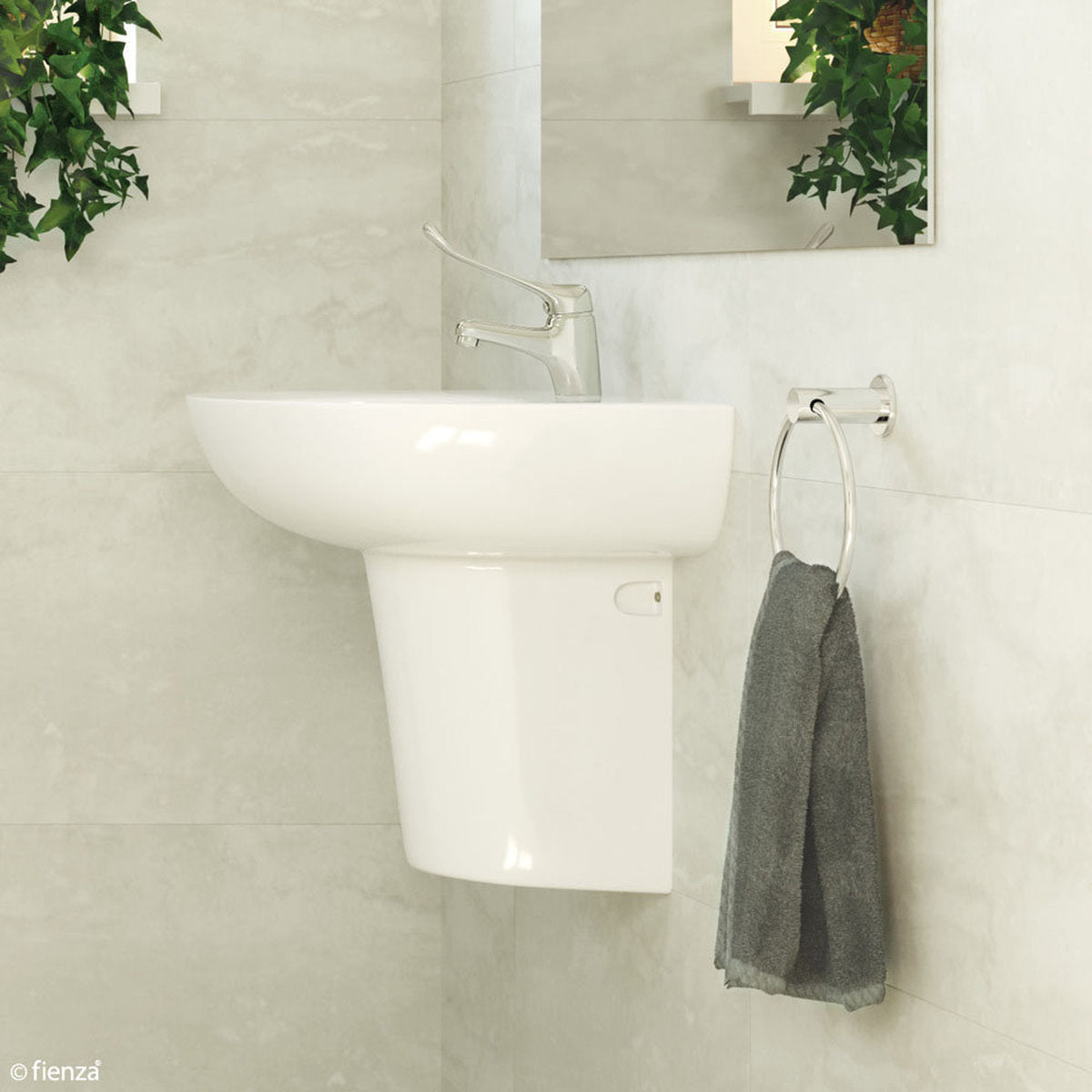 Fienza Accessible Toilet Care Kit 2 With Left-Hand 40° Rail