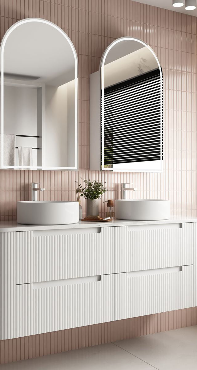 Aulic Curva Wall Hung 1500mm Vanity