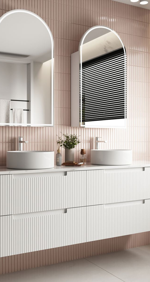 Aulic Curva Wall Hung 1800mm Vanity