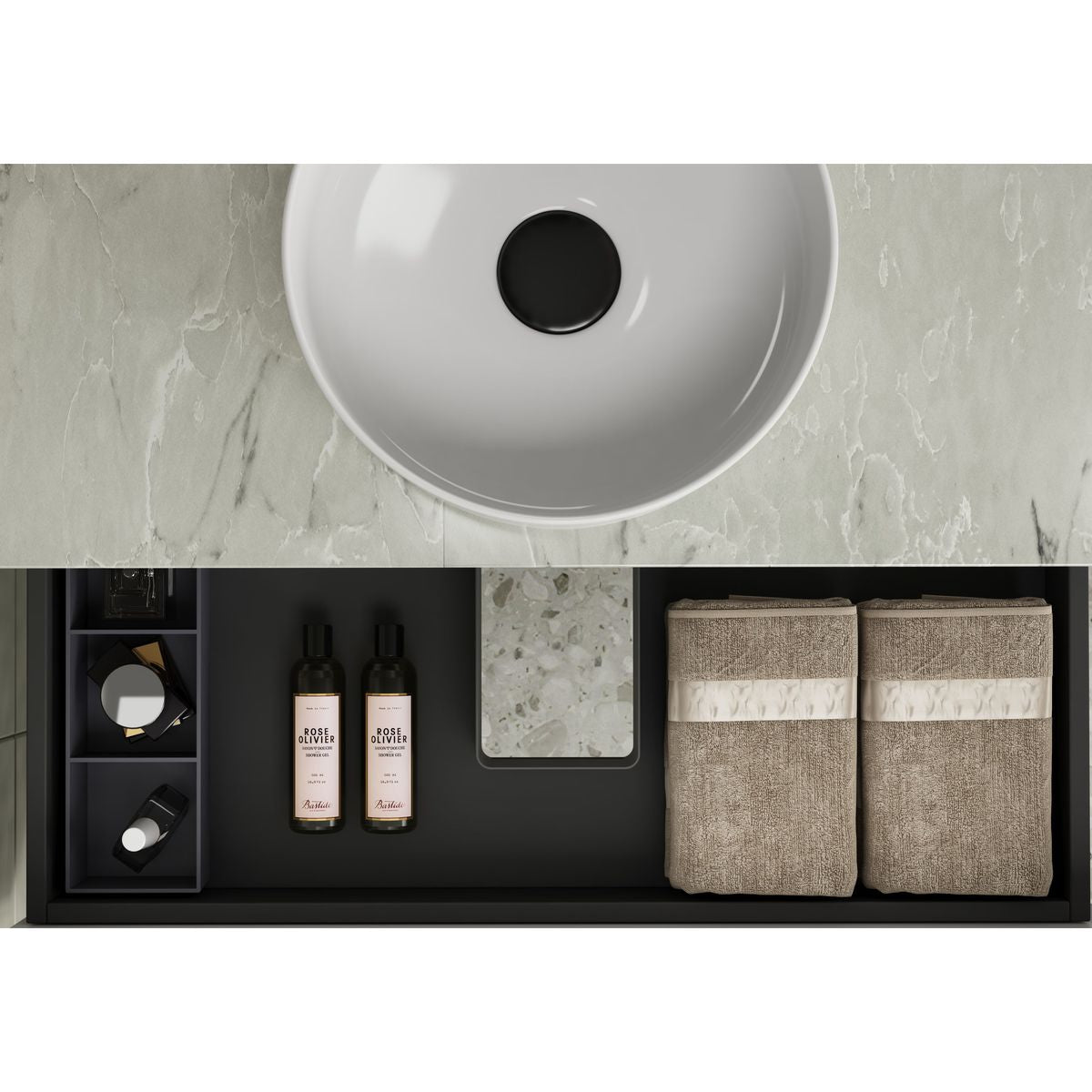 Aulic Curva Wall Hung 900mm Vanity