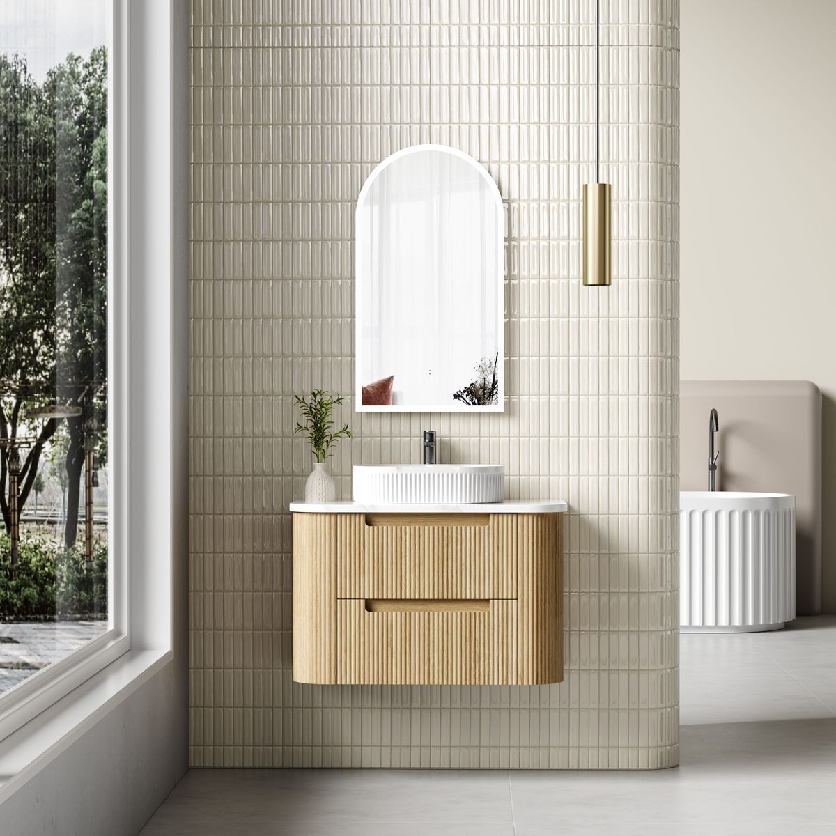 Aulic Varcelli Tier Wall Hung 900mm Vanity
