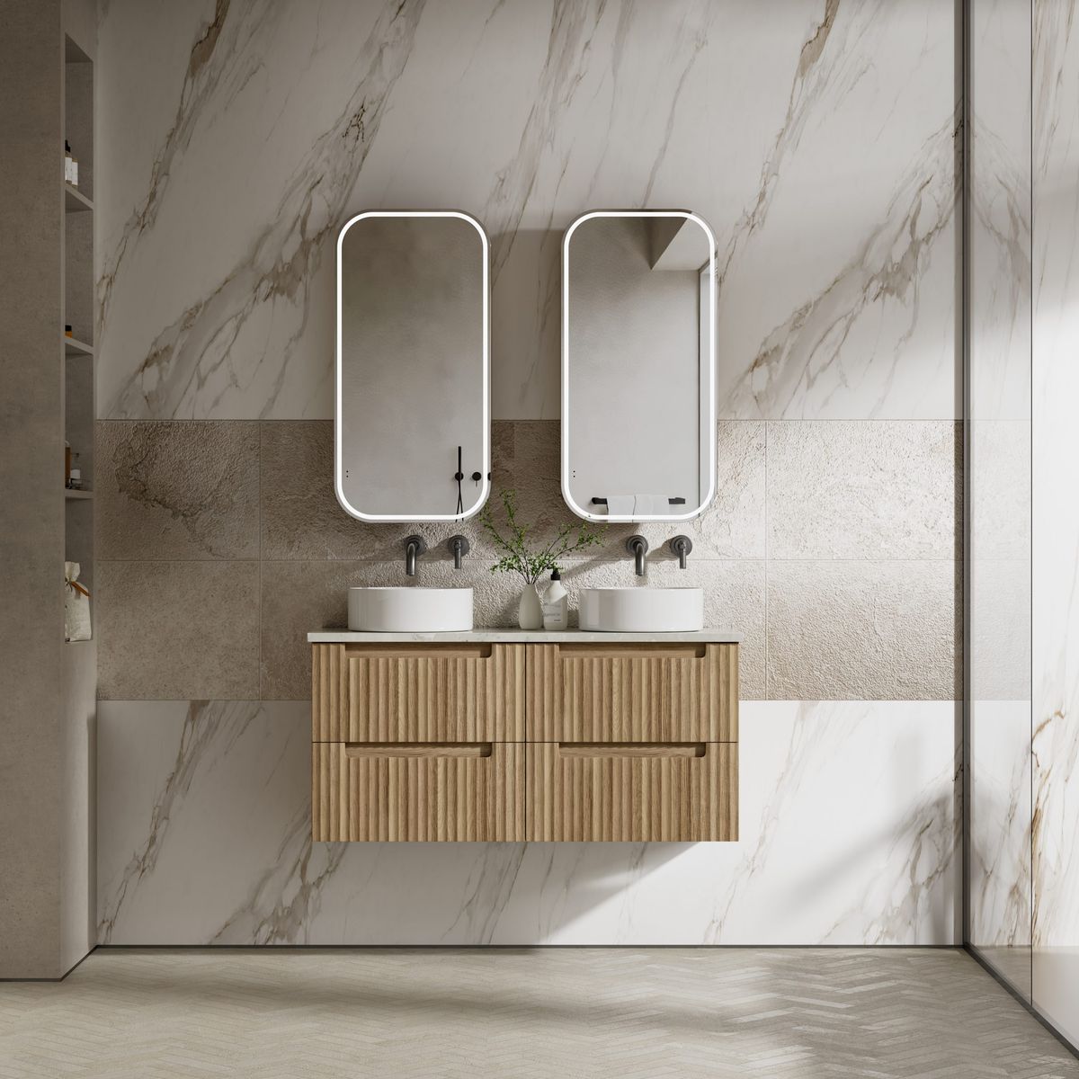 Aulic Lovina Tier Wall Hung 1200mm Vanity