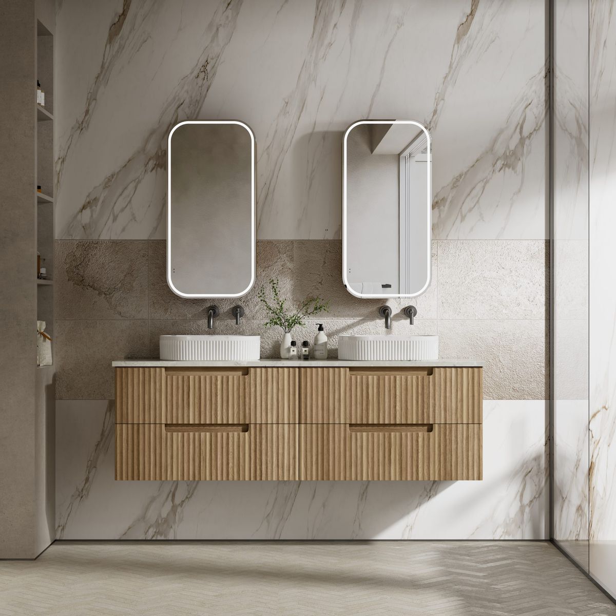 Aulic Lovina Tier Wall Hung 1800mm Vanity