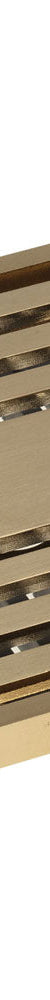 Fienza Square Slim Grate Floor Waste, 88mm Outlet, Urban Brass