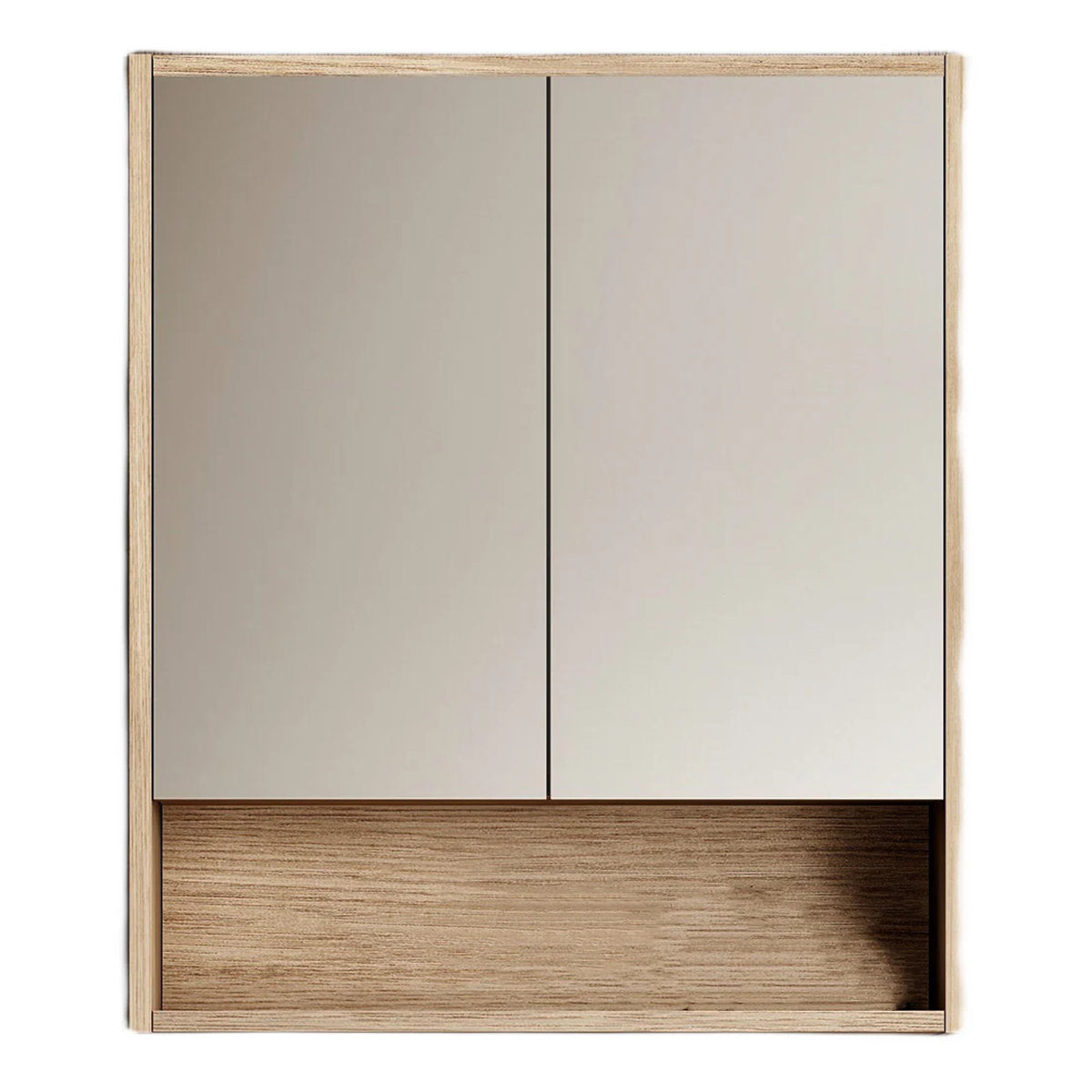 Cassa Design Cicero 600mm Shaving Cabinet, Natural Oak
