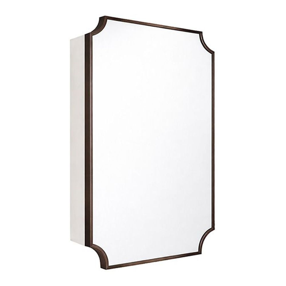 Claremont Mirror 80x50 Shaving Cabinet - English Bronze