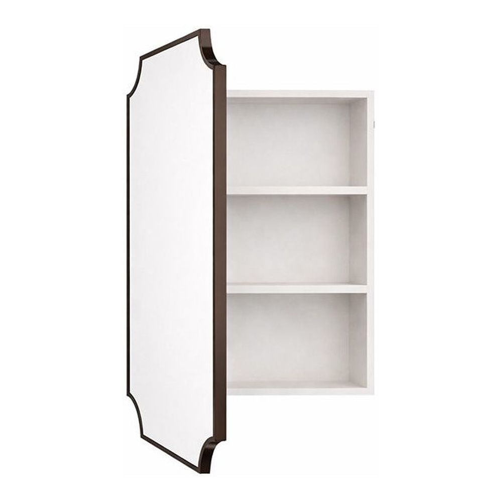 Claremont Mirror 80x50 Shaving Cabinet - English Bronze