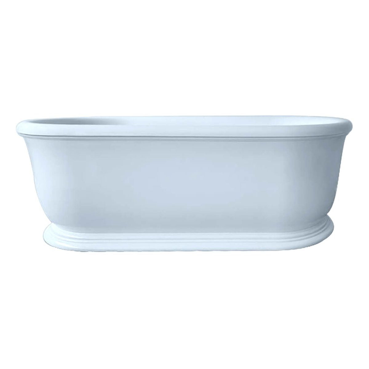 Camden 180 x 85 TitanCast Solid Surface Freestanding Bath - Alice Blue