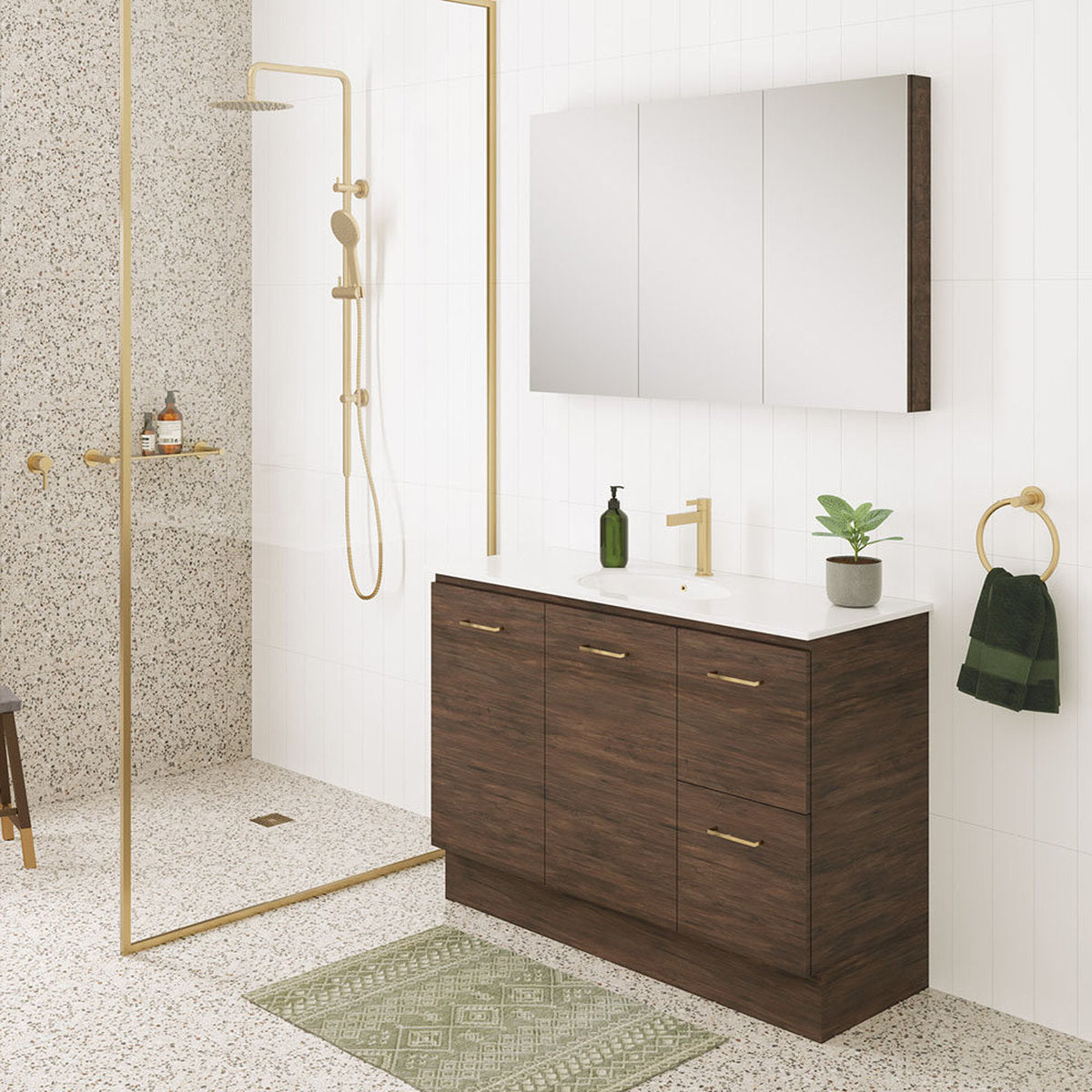 Fienza Aluca 1200 Mirror Cabinet