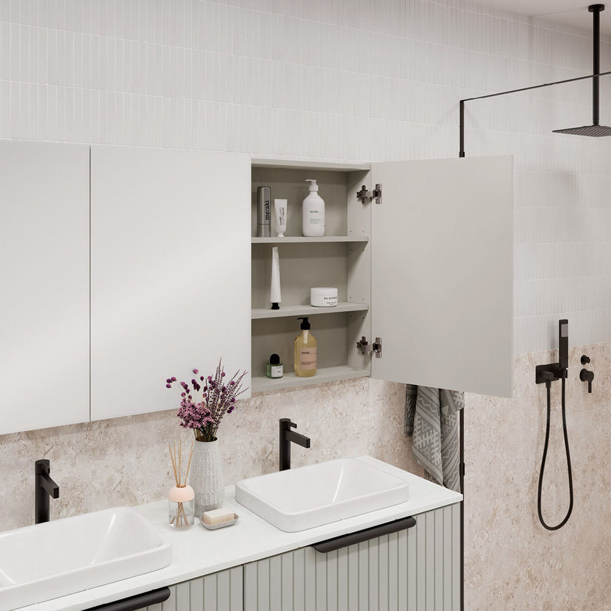 Fienza Aluca 1500 Mirror Cabinet