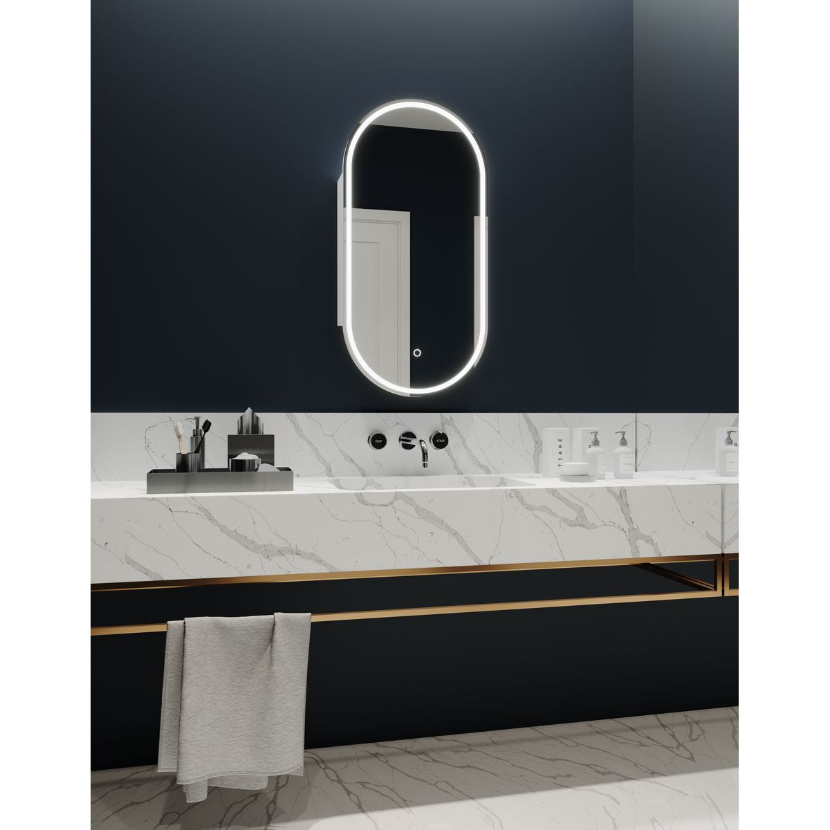 Capsule LED Shaving Cabinet - Frameless
