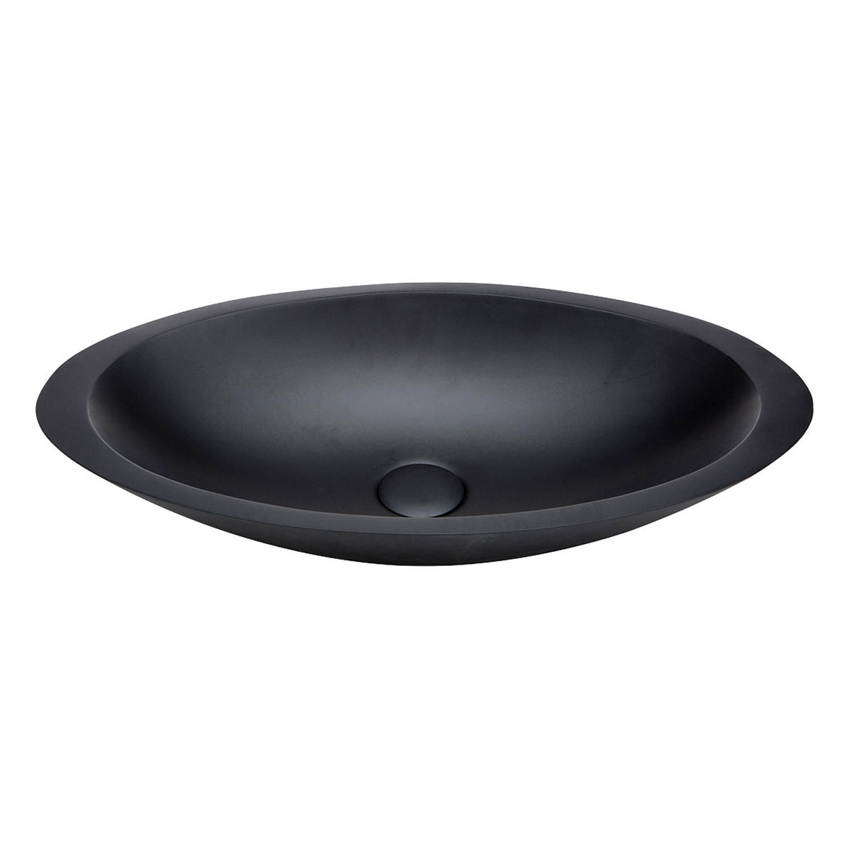Fienza Bahama Solid Surface Above Counter Basin, Matte Black