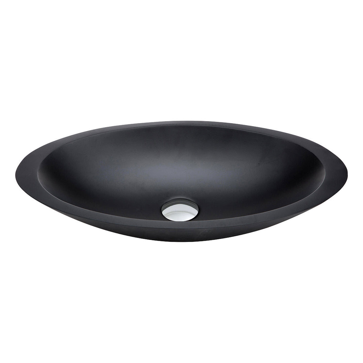 Fienza Bahama Solid Surface Above Counter Basin, Matte Black
