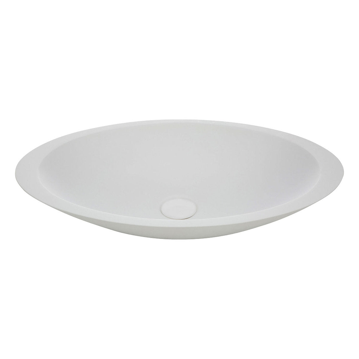 Fienza Bahama Solid Surface Above Counter Basin, Matte White