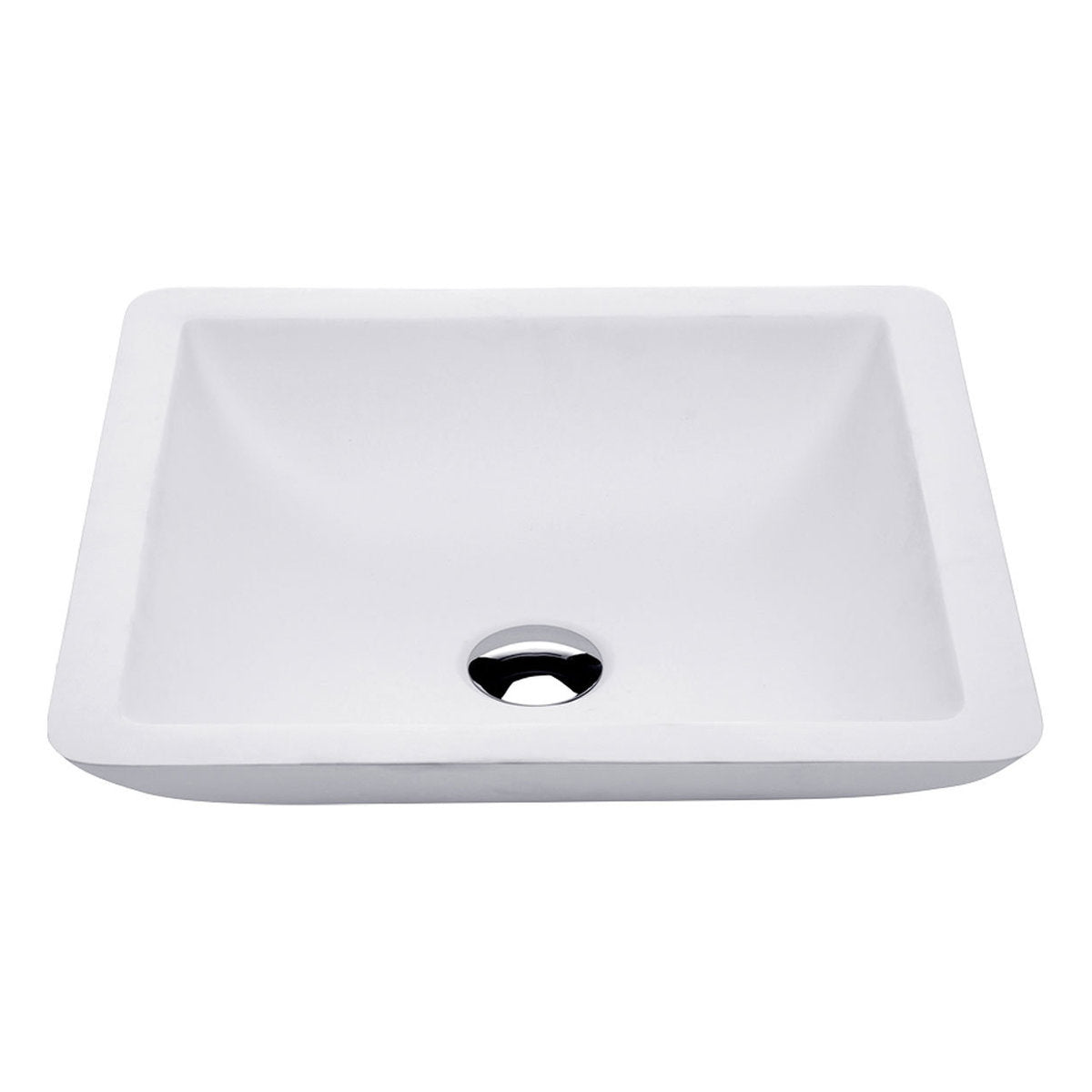 Fienza Classique 420 Solid Surface Above Counter Basin, Matte White