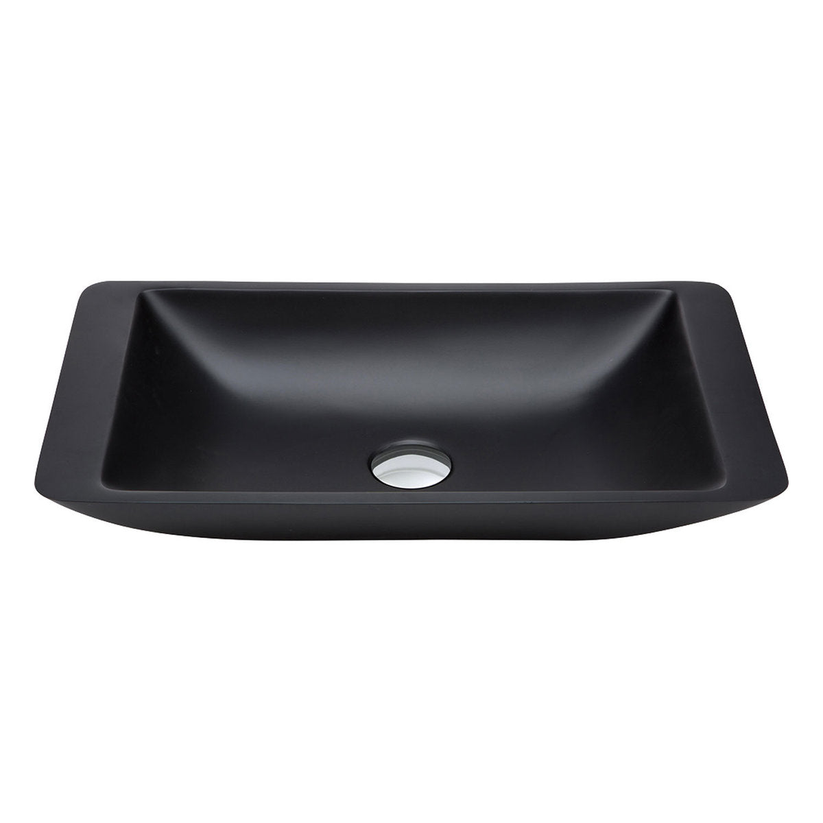 Fienza Classique 600 Solid Surface Above Counter Basin, Matte Black