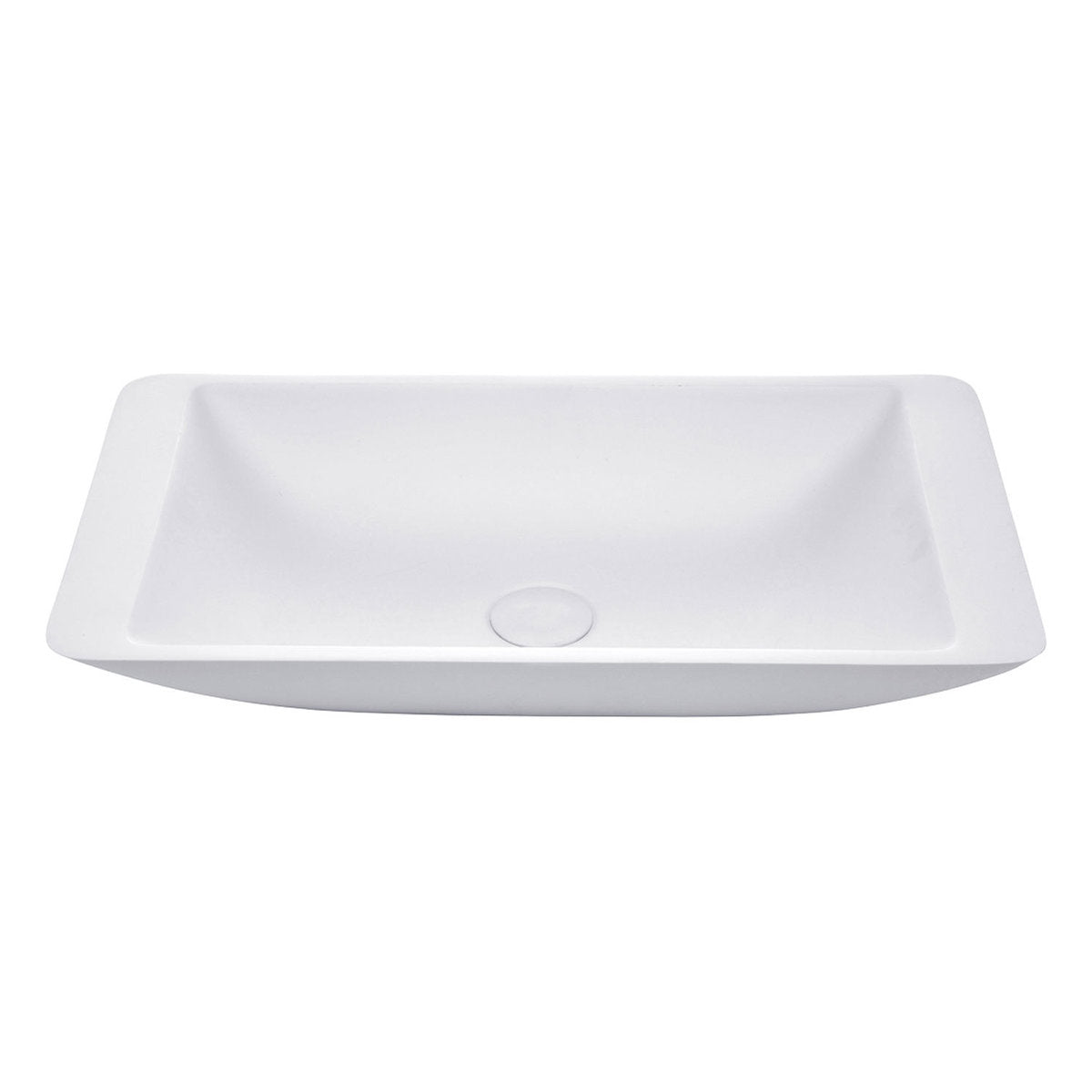 Fienza Classique 600 Solid Surface Above Counter Basin, Matte White