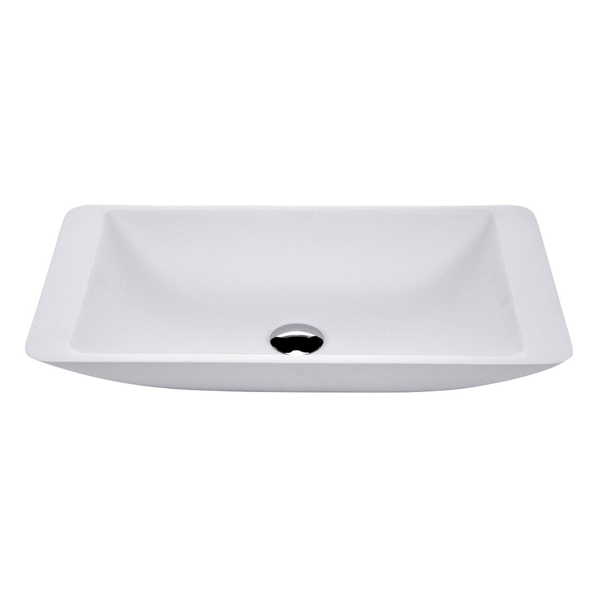 Fienza Classique 600 Solid Surface Above Counter Basin, Matte White