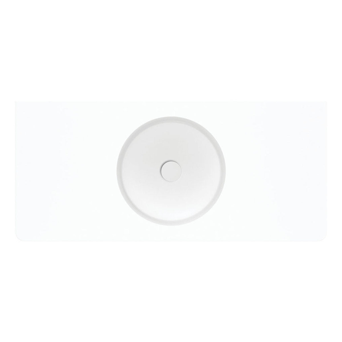 Fienza Encanto 1000 Solid Surface Wall Basin, No Tap Hole