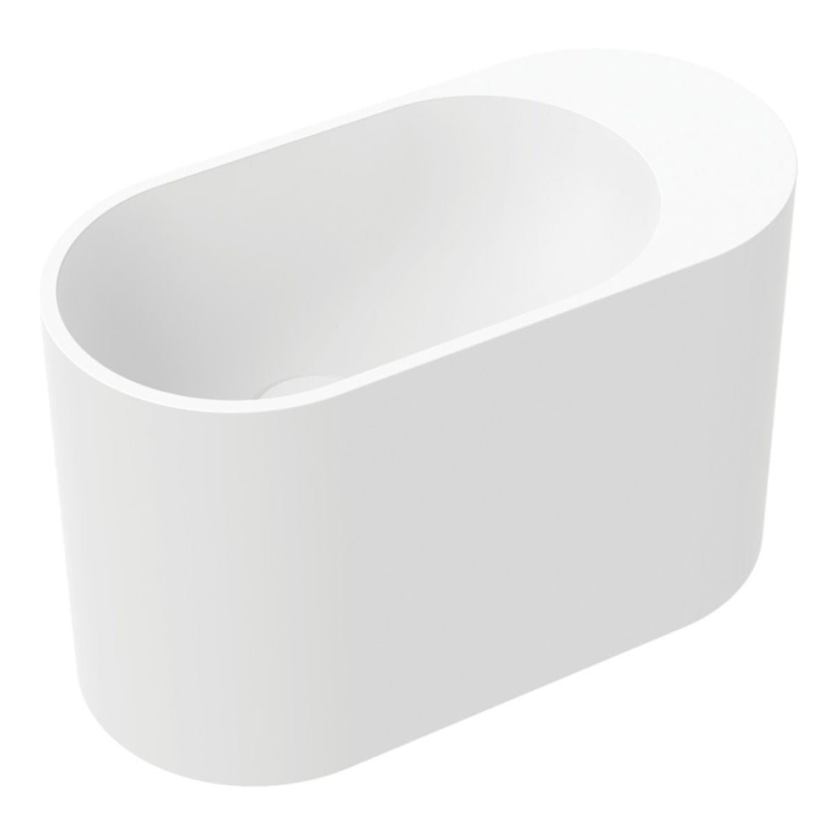Fienza Ari Solid Surface Wall Basin, No Tap Hole