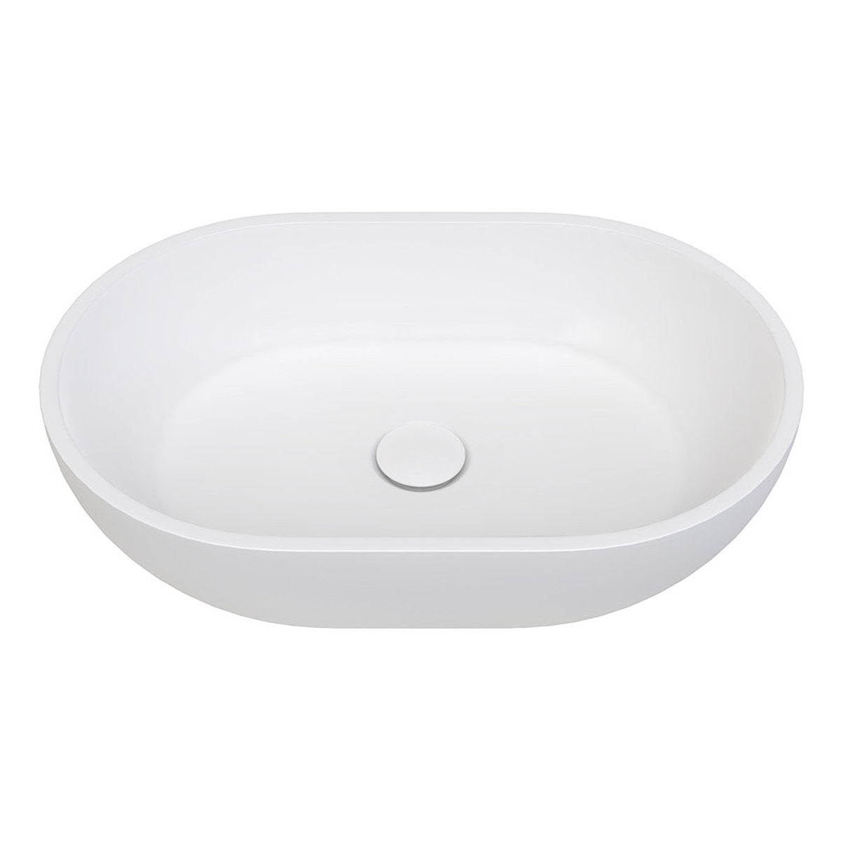 Fienza Nero Solid Surface Above Counter Basin