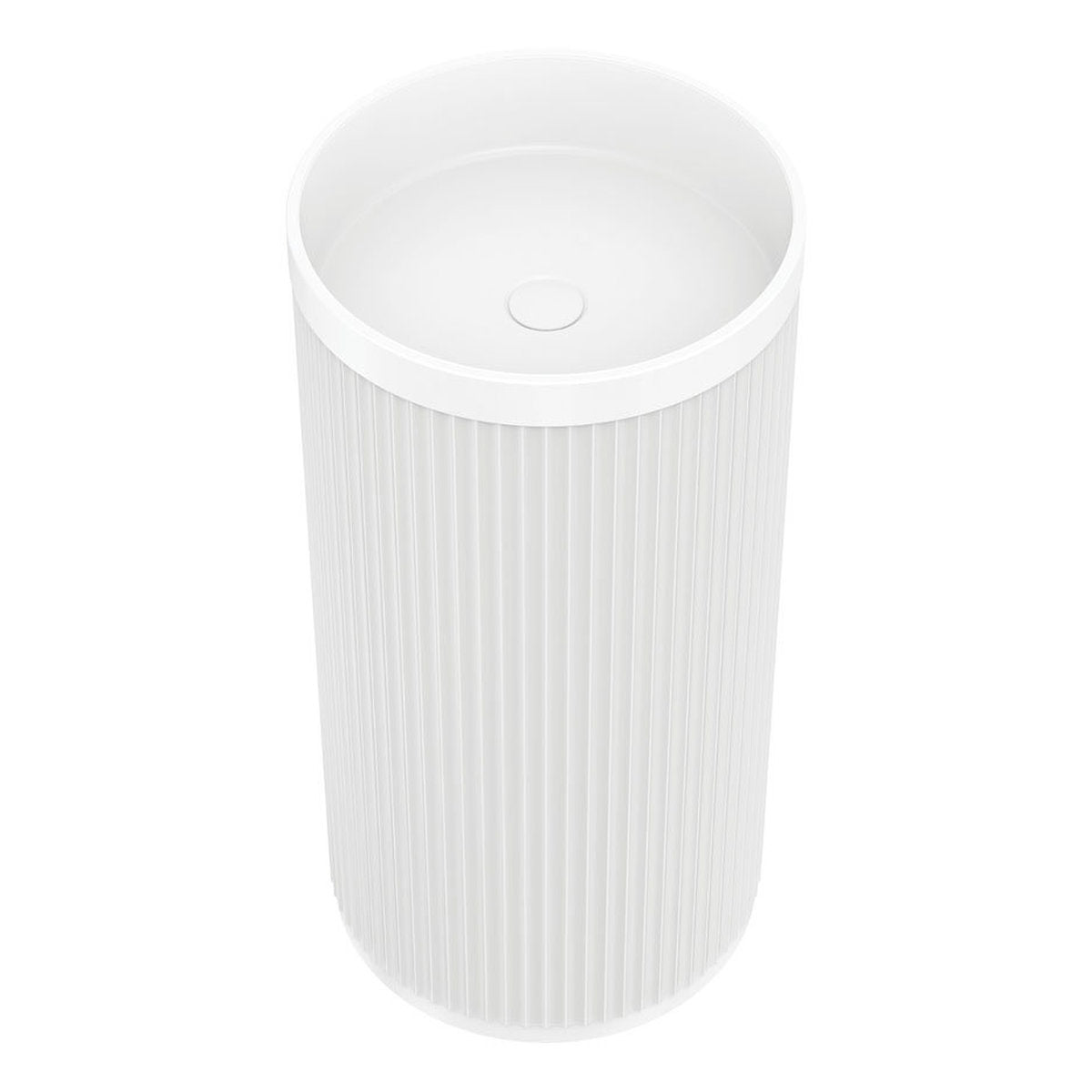 Fienza Minka Solid Surface Freestanding Basin, Matte White