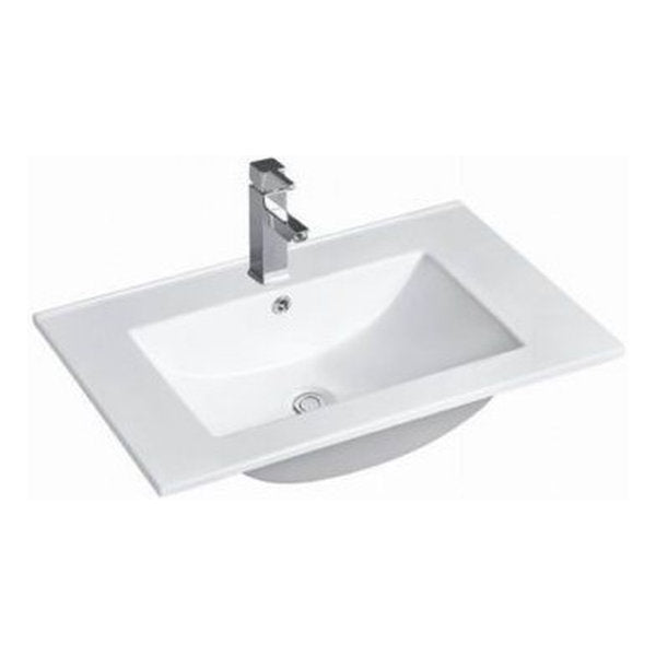 Otti Slim Line Ceramic Top with Taphole & Overflow 600