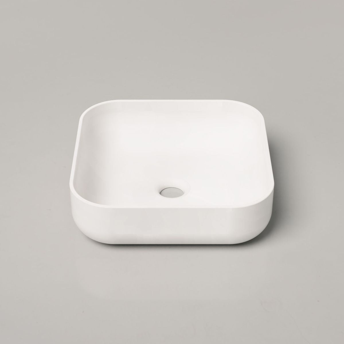 Nood Surface Mount Cube Basin in Ivory