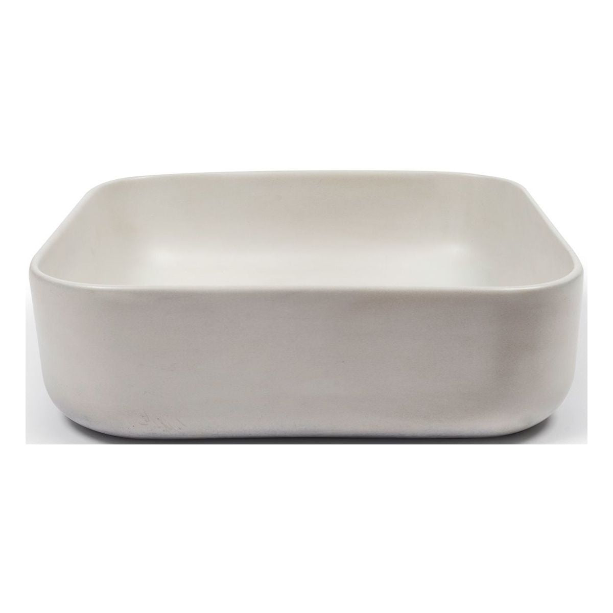 Nood Surface Mount Cube Basin in Ivory