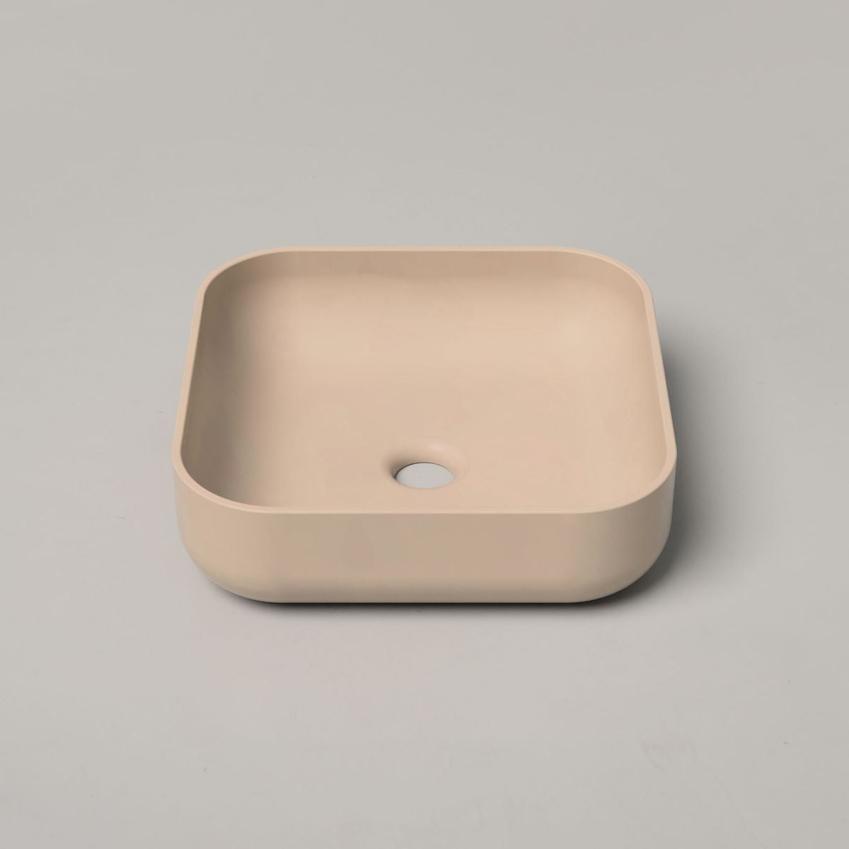 Nood Surface Mount Cube Basin in Mushroom