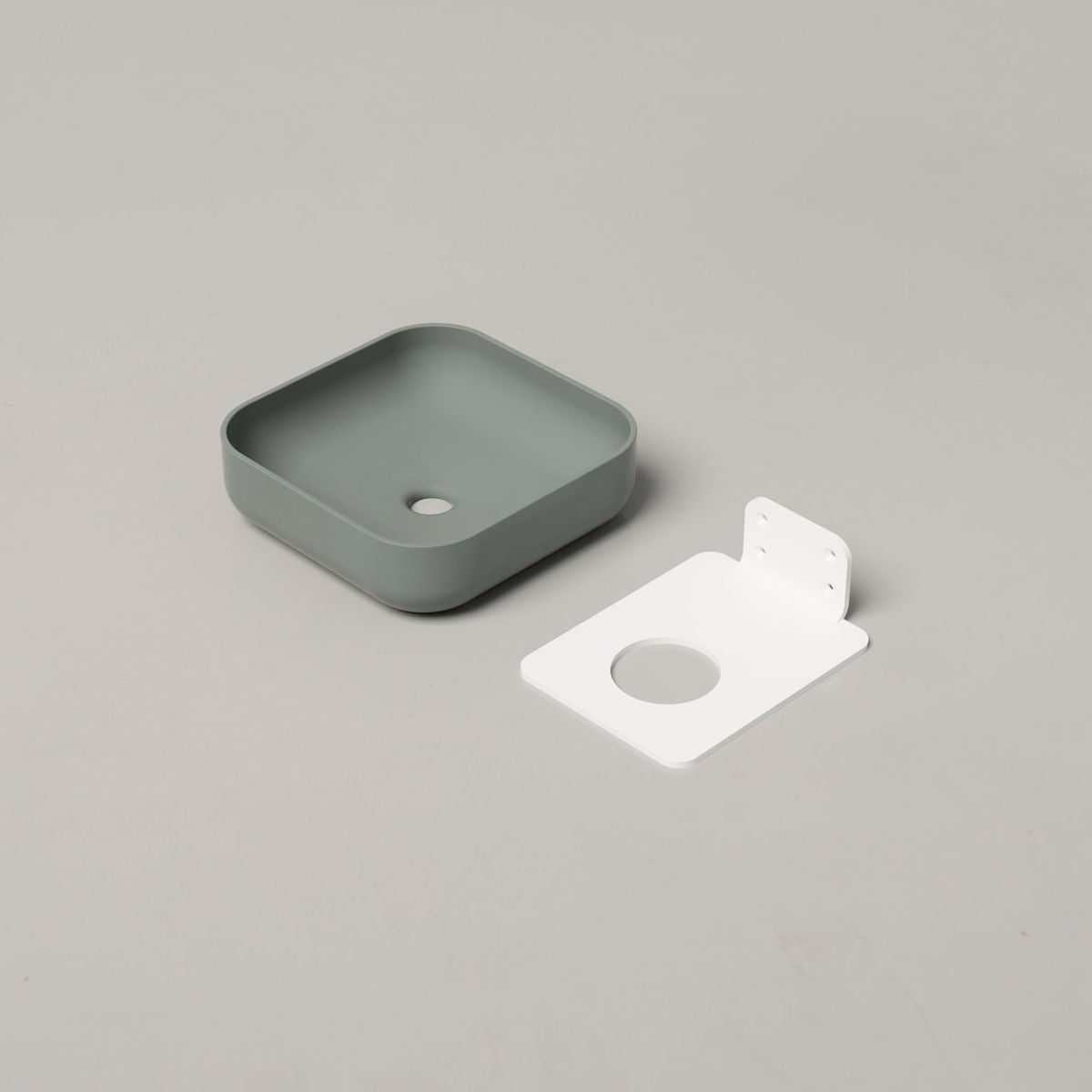 Nood Wall Mount Cube Basin in Rowboat