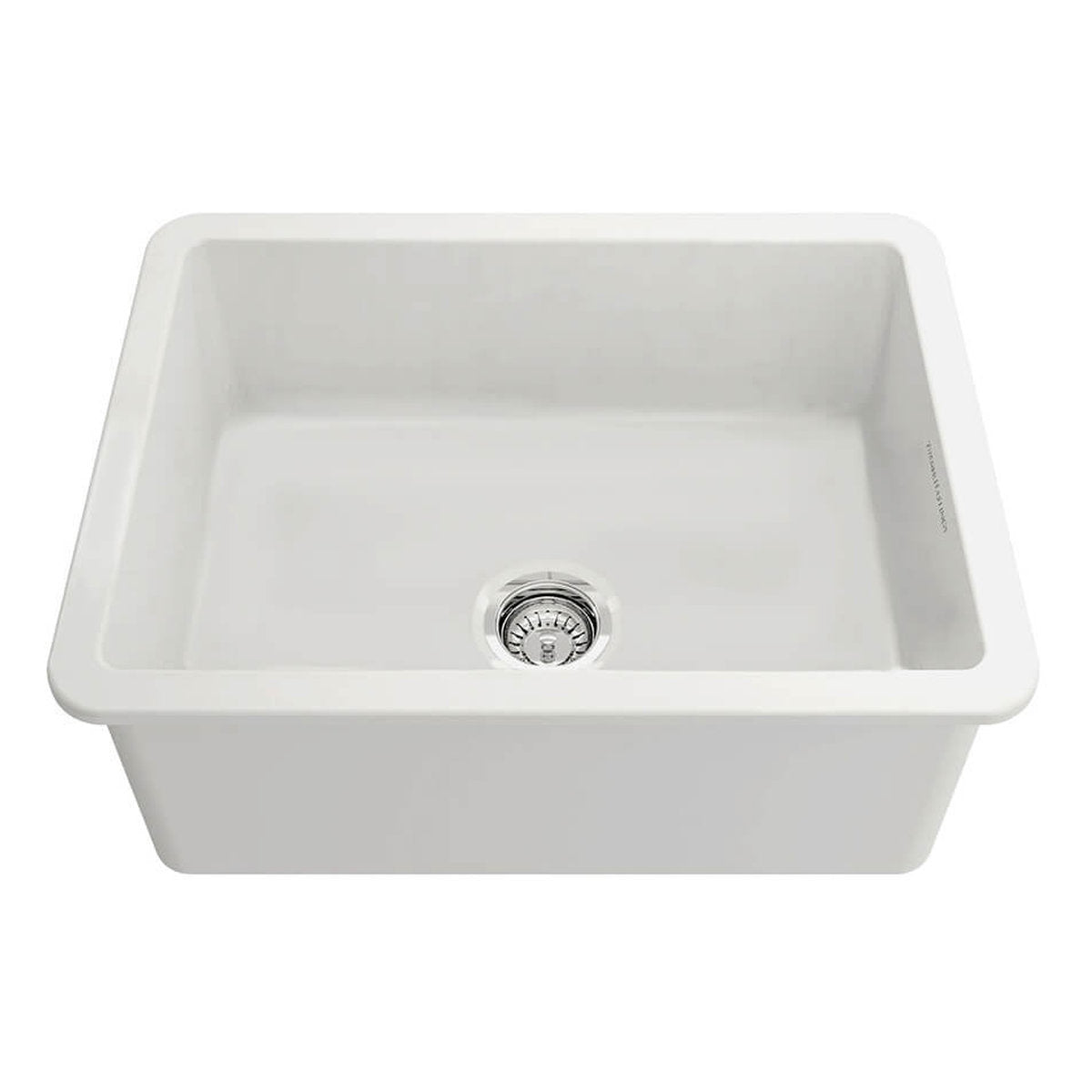 Turner Hastings Cuisine 60 x 46 Inset/Undermount Fine Fireclay Matte White Sink