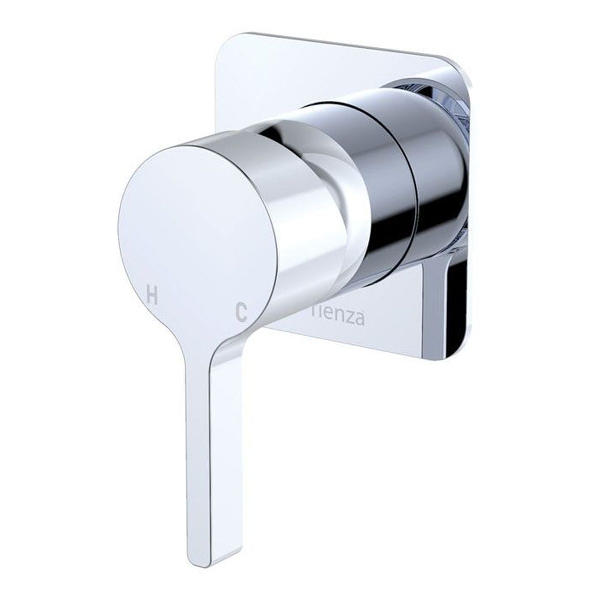 Fienza Sansa Wall Mixer Dress Kit, Square Plate, Chrome