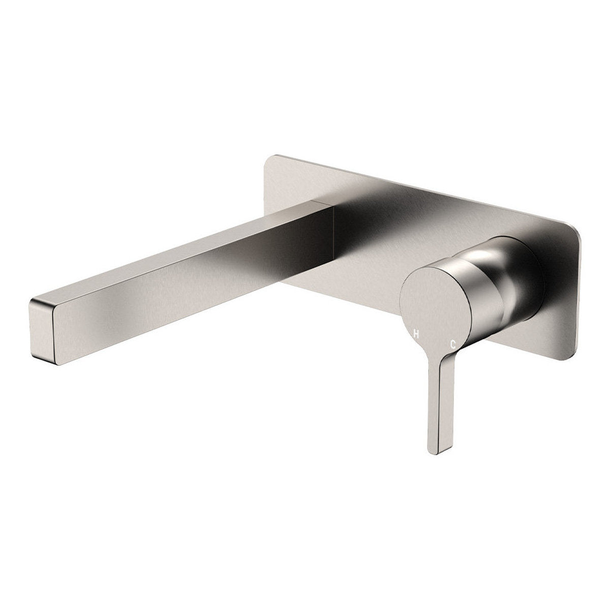 Fienza Sansa Wall Bath Mixer Dress Kits, Brushed Nickel