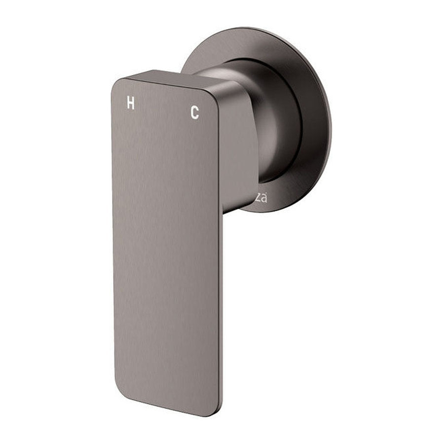 Fienza Tono Wall Mixer Dress Kit, Gun Metal, Small Round Plate