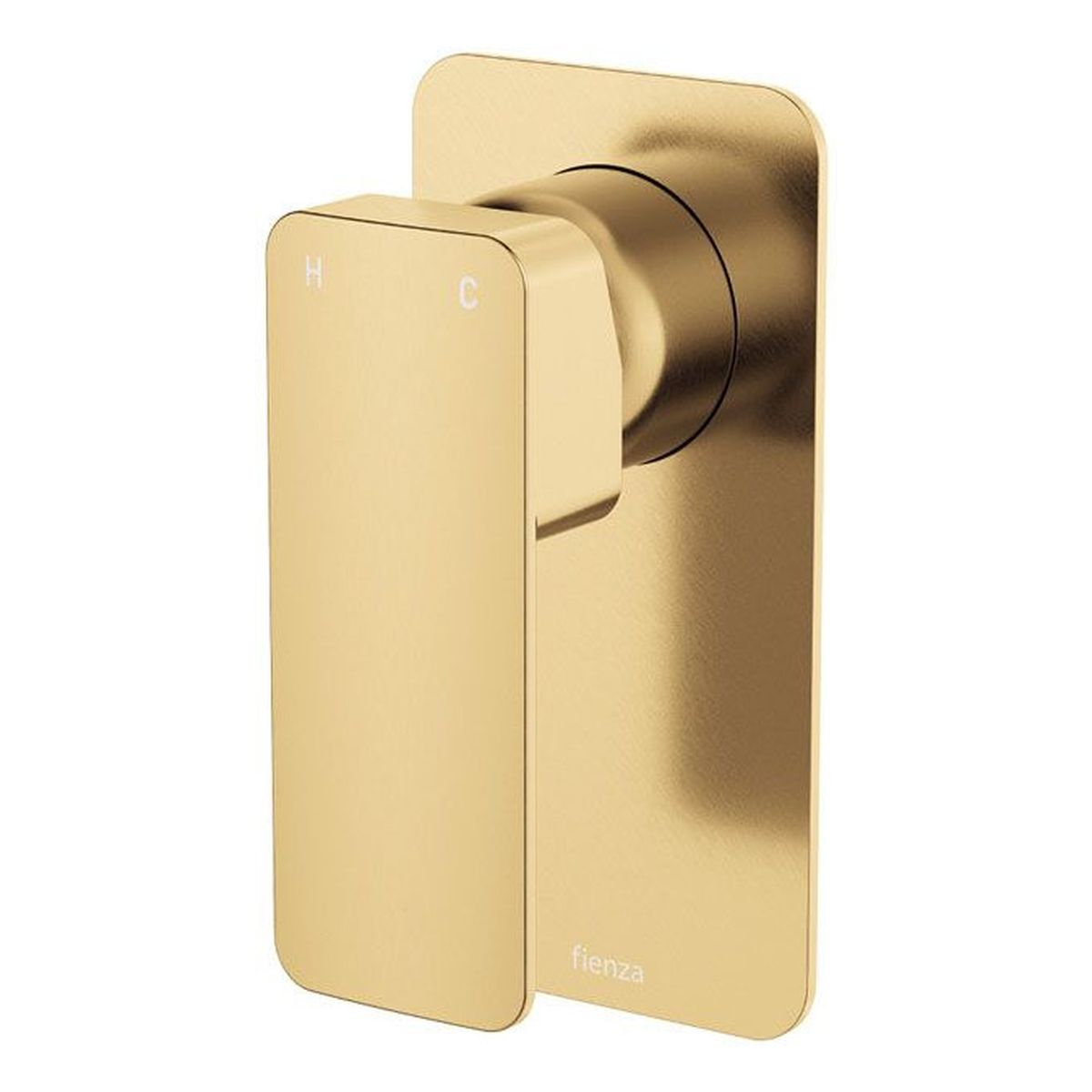Fienza Tono Wall Mixer Dress Kit, Urban Brass, Rectangular Plate