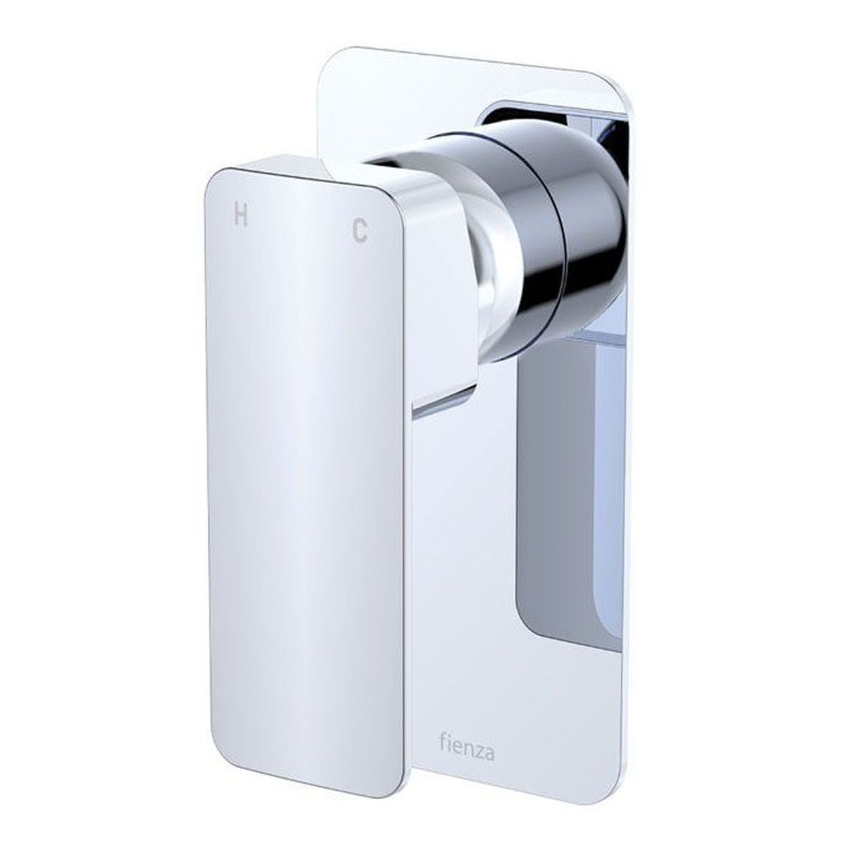 Fienza Tono Wall Mixer Dress Kit, Chrome, Rectangular Plate
