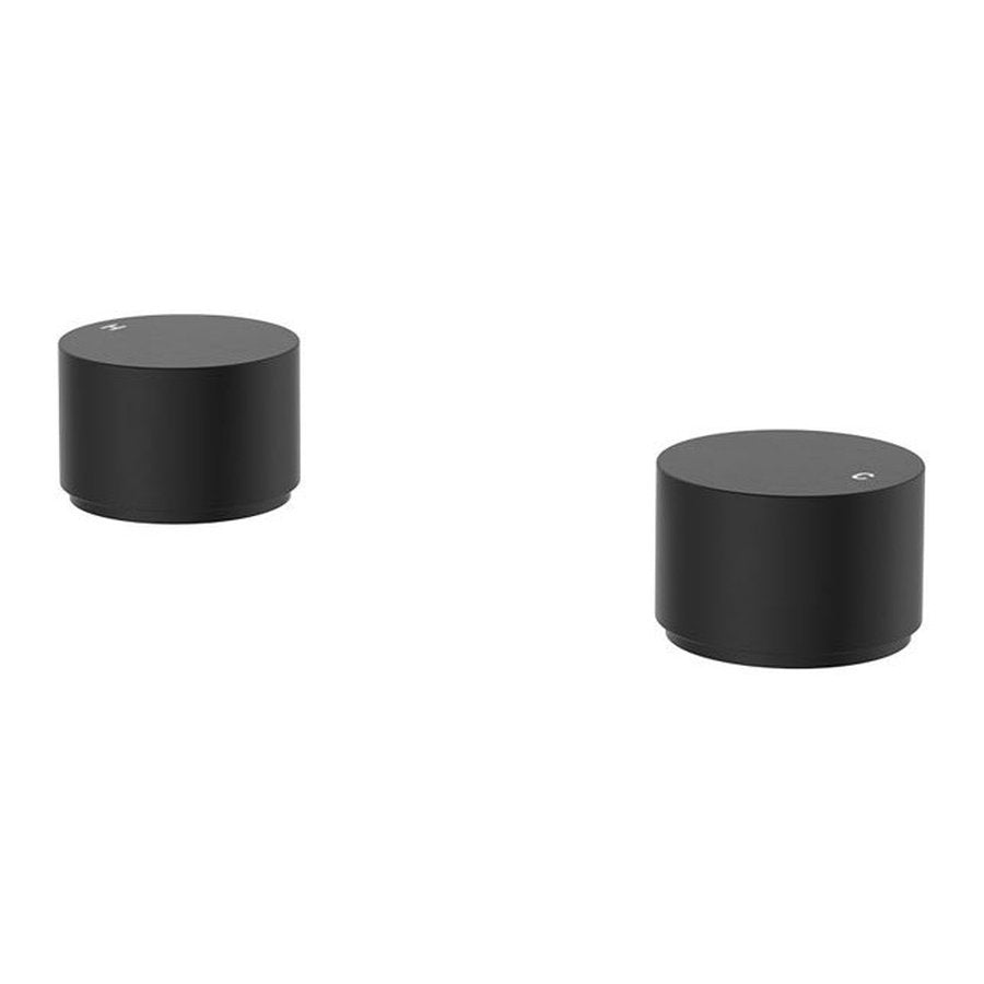 Fienza Kaya Round Hob Taps, Dress Kit, Matte Black