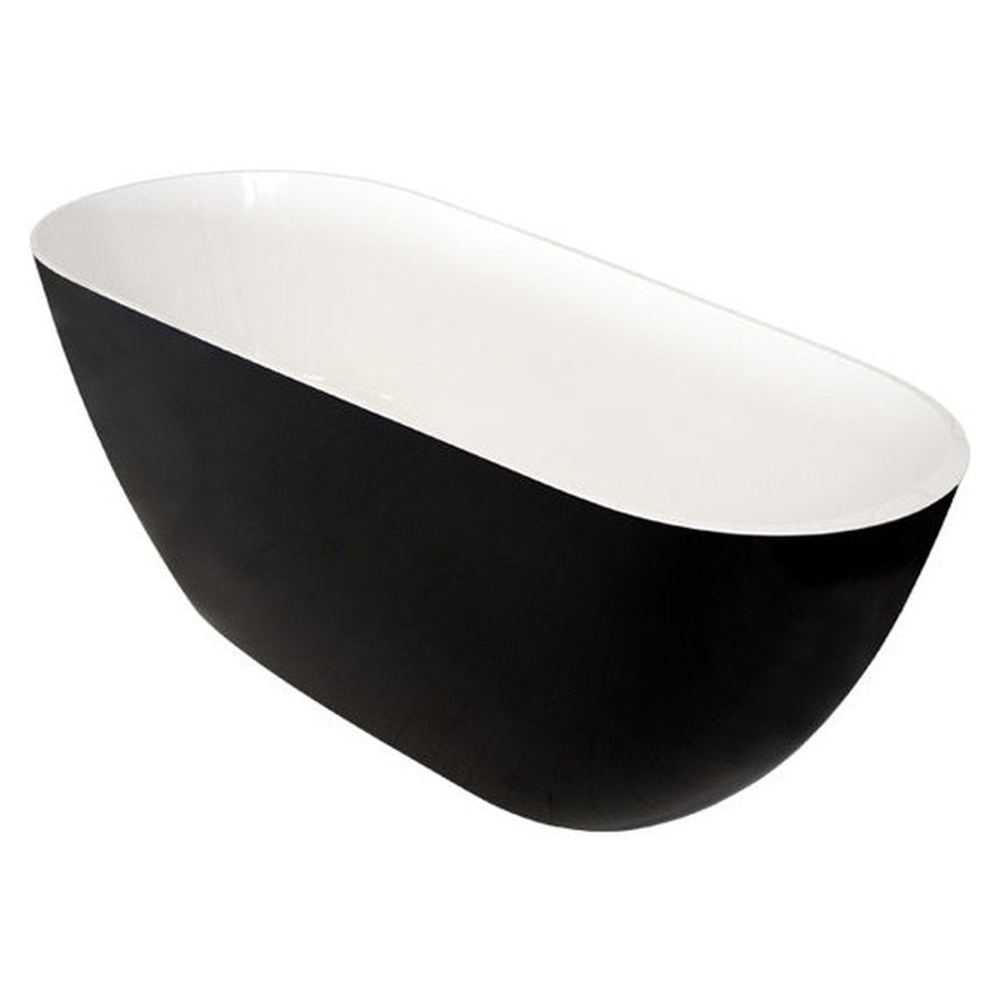ADP Day Dream Freestanding Bath, Black/White