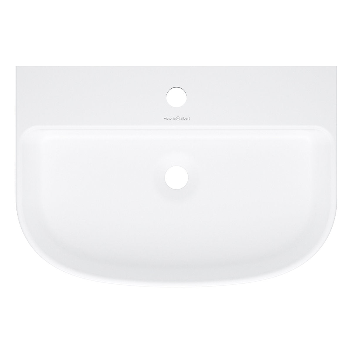 Victoria & Albert Lussari 60 Matt White Basin - 1 Tap Hole